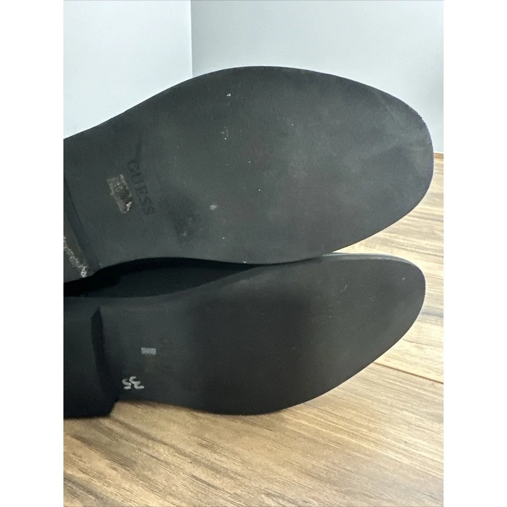Men's Guess Denim Black‎ Oxford Dress Shoes Size 10.5 Lace Up